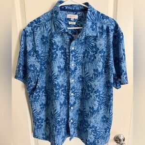 Greg Norman Collection Tropical Blue Men's Shirt